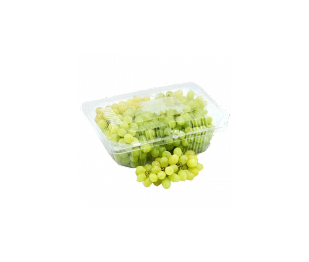 Fresh Grapes In Plastic Box