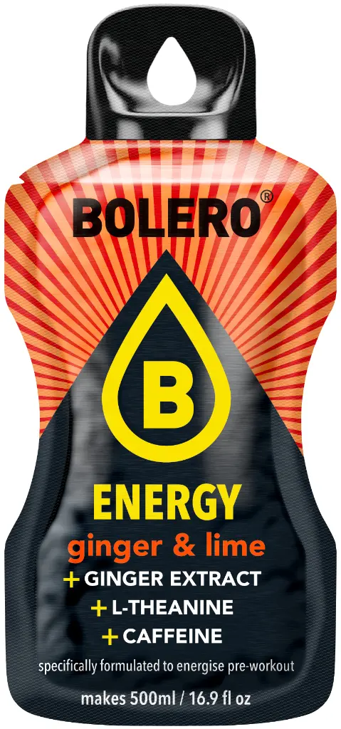 Bolero Instant Drink Energy Ginger And Lime 9g