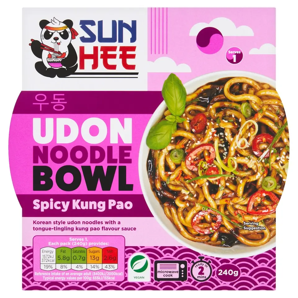 Sun Hee Spicy kung Pao Udon Bov 240g
