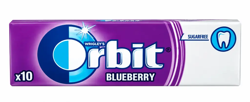 Orbit Blueberry Sugar Free 14g