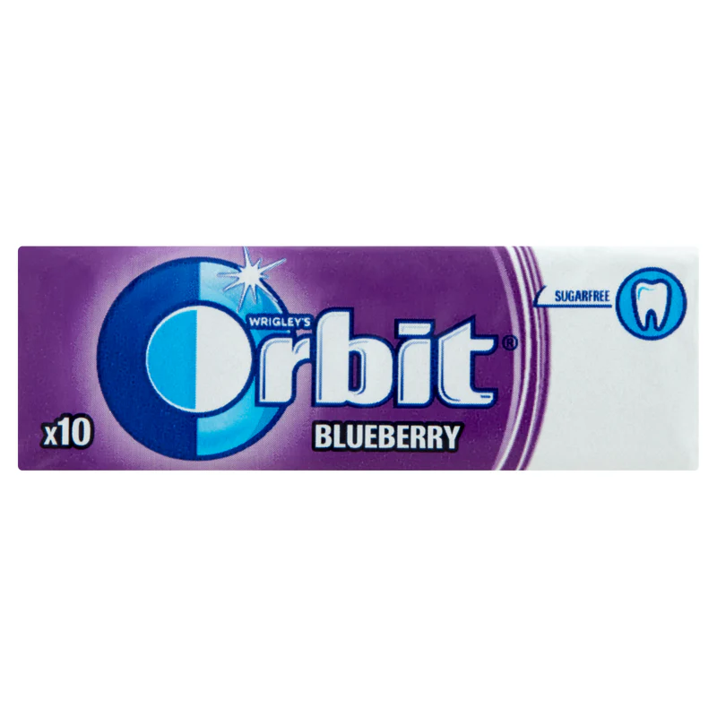 Orbit Blueberry Sugar Free 14g