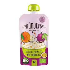 Rudolfs Organic Mango Passion Fruit Oat Porridge 110 Gr