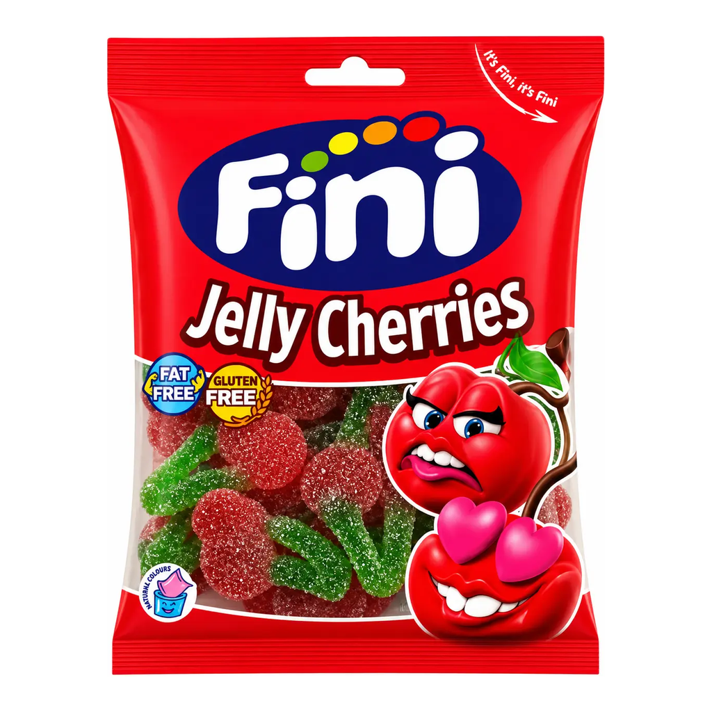 Fini 131 Jelly Sour Cherries Halal 90g