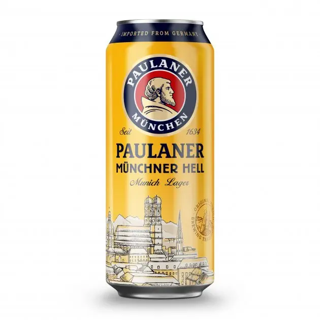Paulaner Munchner Hell, Lager, Open Filtered Beer, 500 Ml