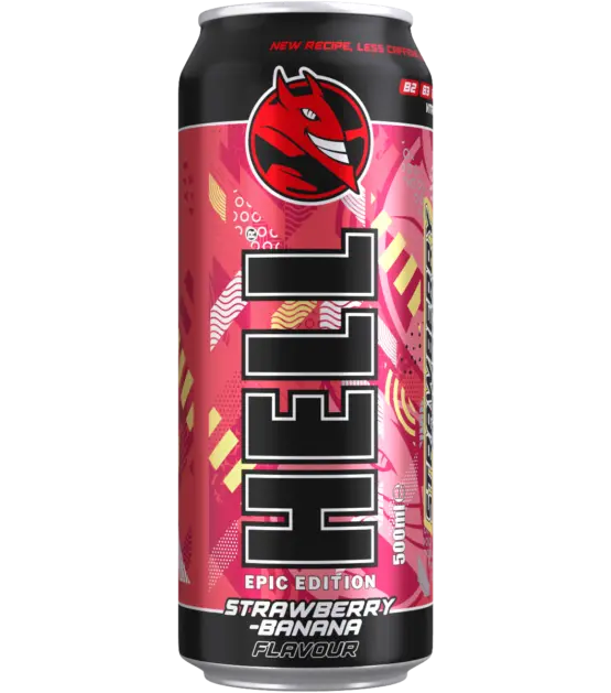Hell Energy Strawberry Banana 500ml