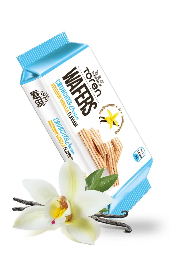 Toren Hazelnut Crispy Wafers 55g