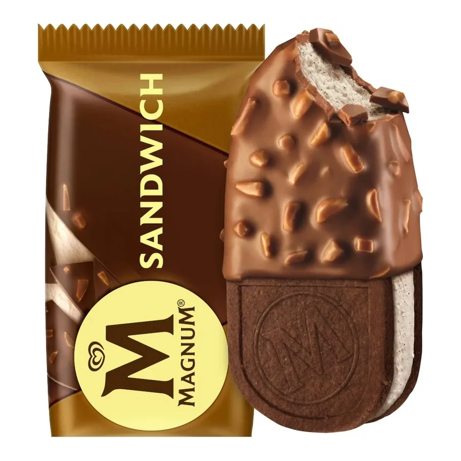 Algida Magnum Sandwich Ice Cream 140ml