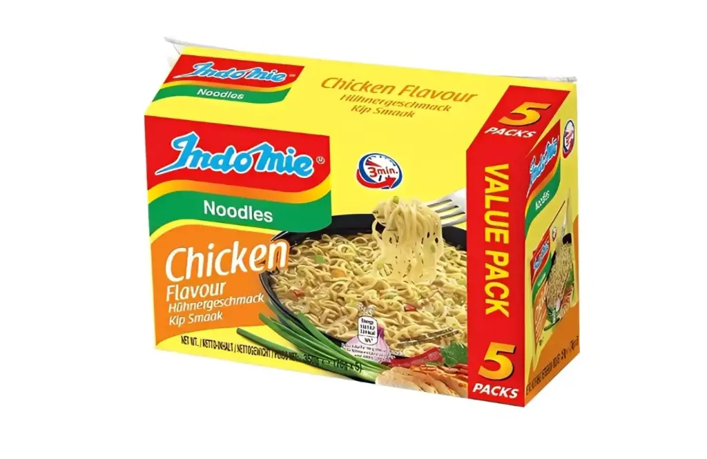Indomie Noodles Chicken 70g x 5 €2 OFF 