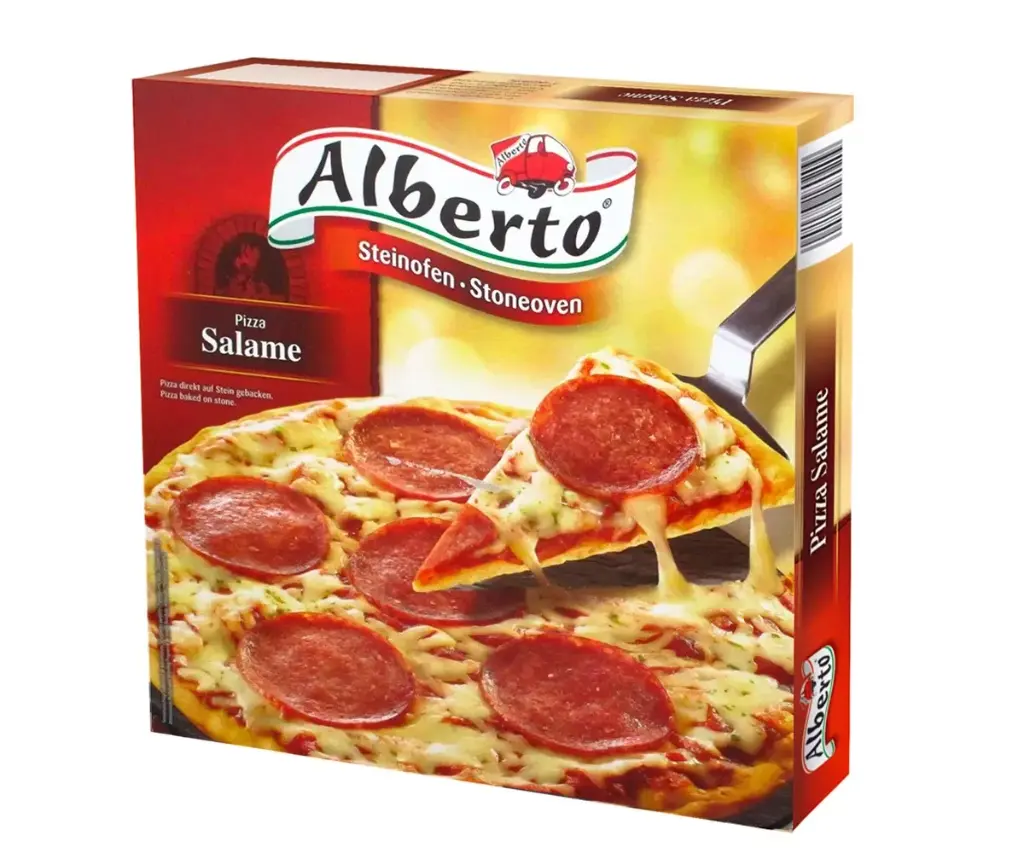 Alberto Frozen Pizza Double Salami 2x350g