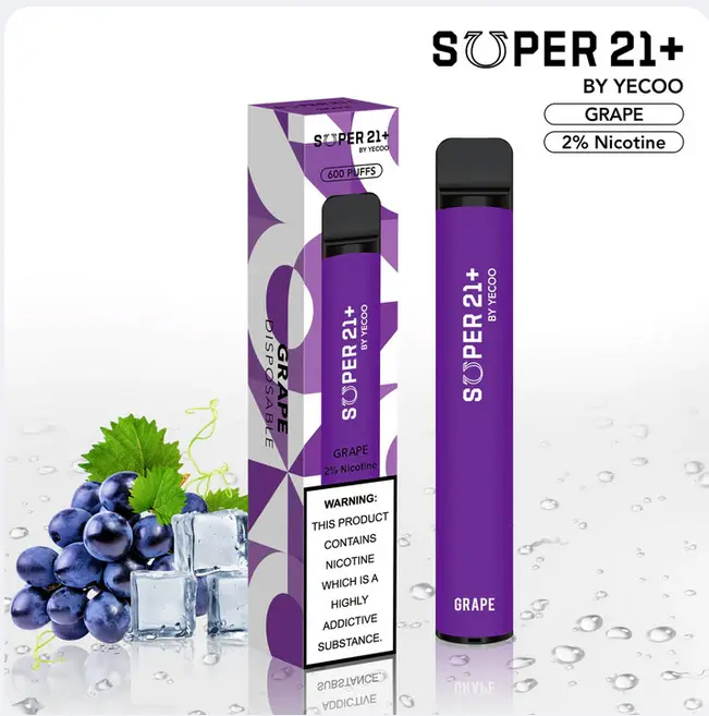 Super 21 + Icy Grape 1000 puffs