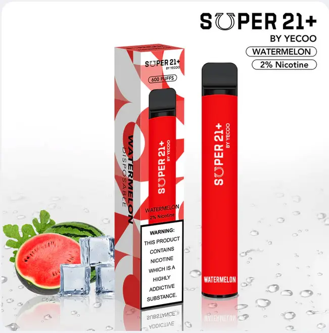 Super 21+ Watermelon Gum 1000 puffs