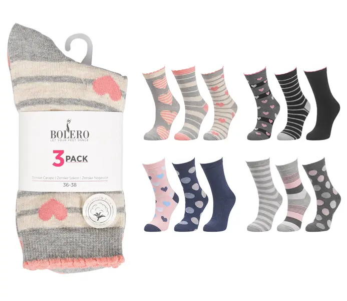 Bolero casual Socks 3 Pack 