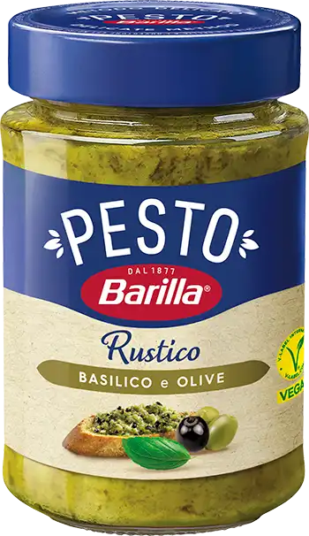 Barilla Pesto Rustico Basilico e Olive 200g