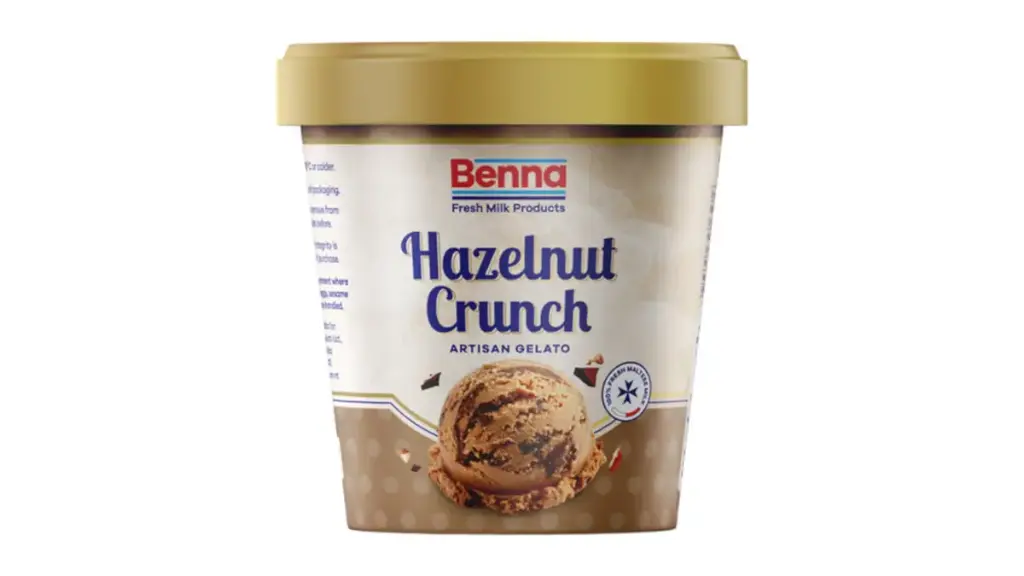 Benna Ice Cream Hazelnut Chocolate 415ml