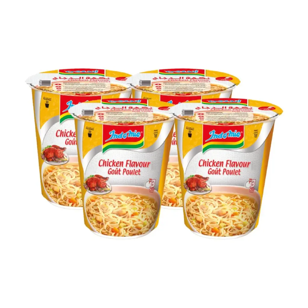Indiomie Cup Chicken 4 pk €2.99