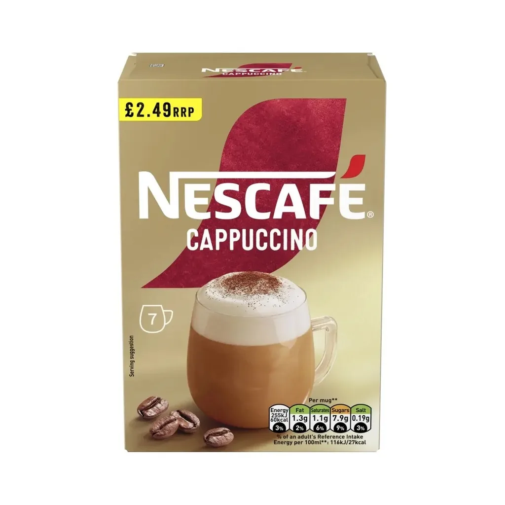 Nescafé Cappuccino 7 x 15.5g (108.5g) 