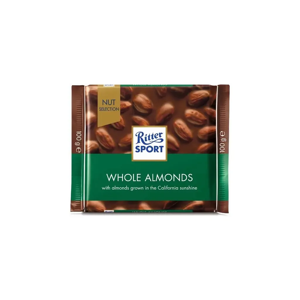  Ritter Sport Whole Almonds 100g