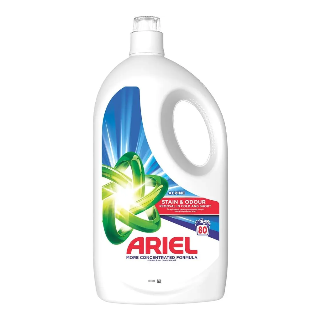 Ariel Washing Liquid Alpine for Whites 3.6 L