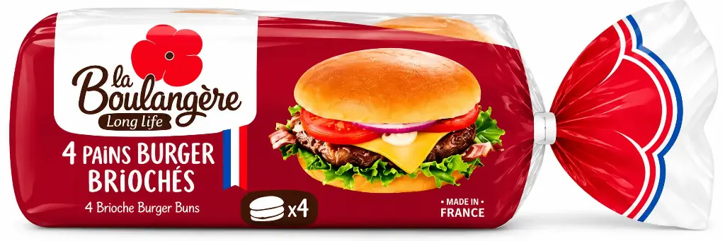 La Boulangere Brioche Burger Buns 200g