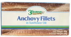 3 Leaves Anchovies 45g 10% Off