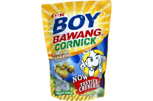 Boy Bawang Corn Snack Garlic Flavor 500g