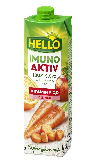 Hello Imuno Apple- Orange - Carrot 1L