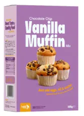 Lamb Bakes Muffin Vanilla + Choc Chips Mix 325gr