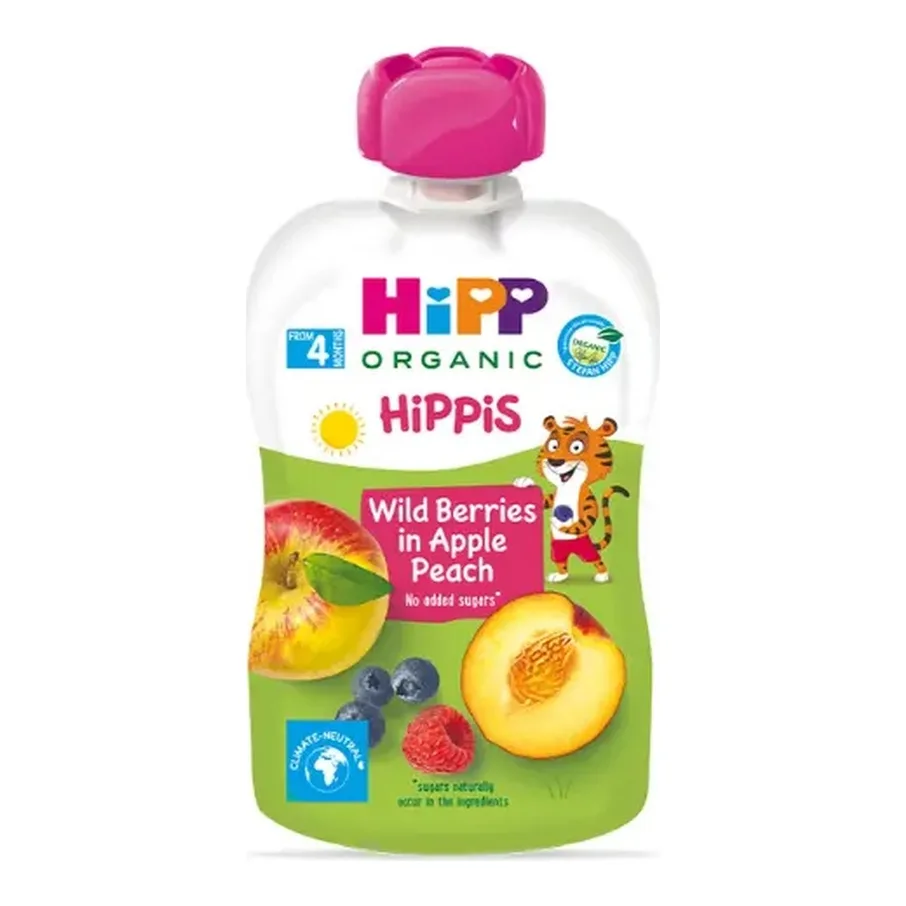 Hipp Wild In Apple Peach 100g