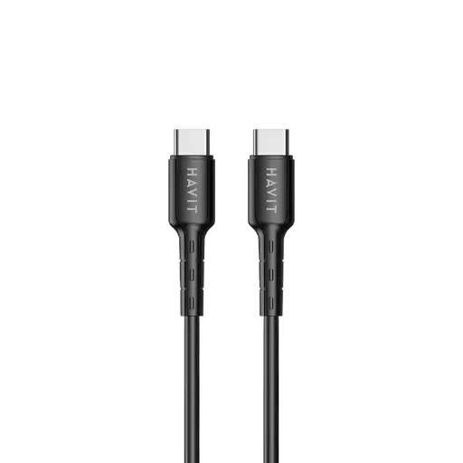 HAVIT USB-C to USB-C cable 1m black 60W