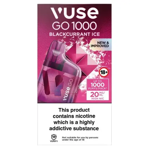 Vuse Go 1000 Box Blackcurrant Ice 20mg