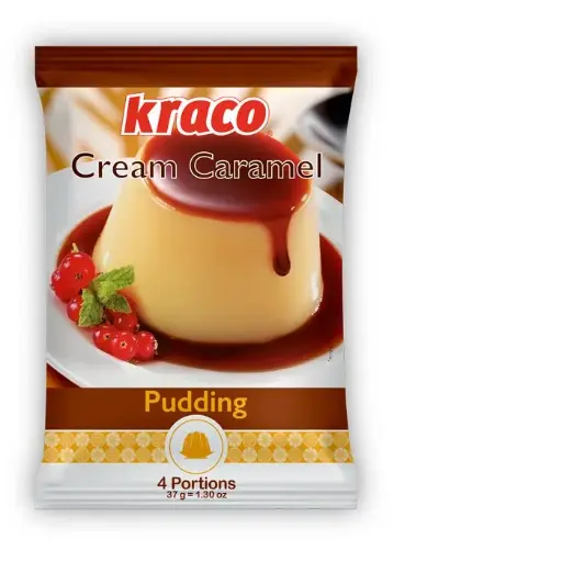 Kraco Creme Caramel Pudding ( No Added Sugar) 37g
