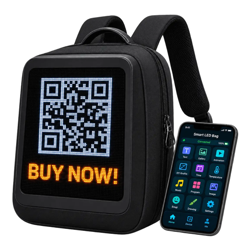 Smart LED Advertising Backpack