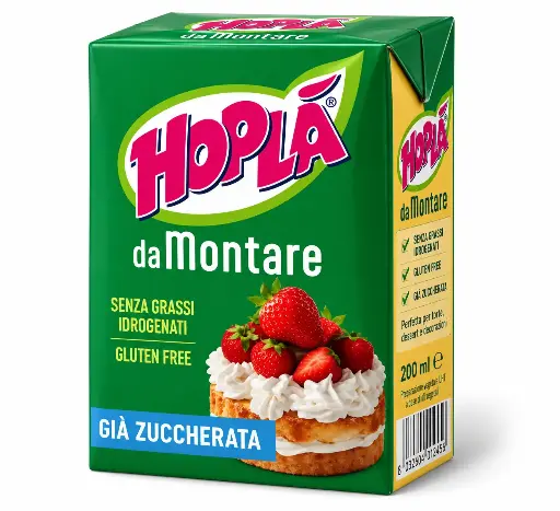 [804506] Hopla' Non-Hydrogenated Vegetable Cream 200ml