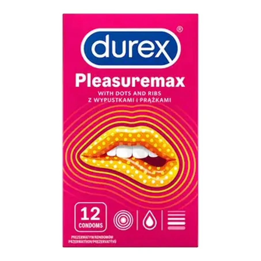 [NR01288FN] Durex Condoms Pleasuremax x12