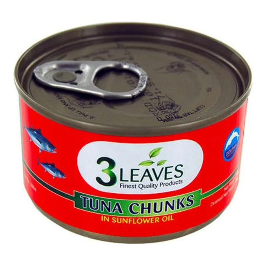 3 Leaves Tuna Chunks In Sunflower Oil 160g 10% Off