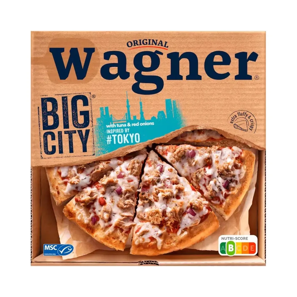 [WAG223] Wagner Big City Pizza London Salami, Ham and Mushrooms 445g