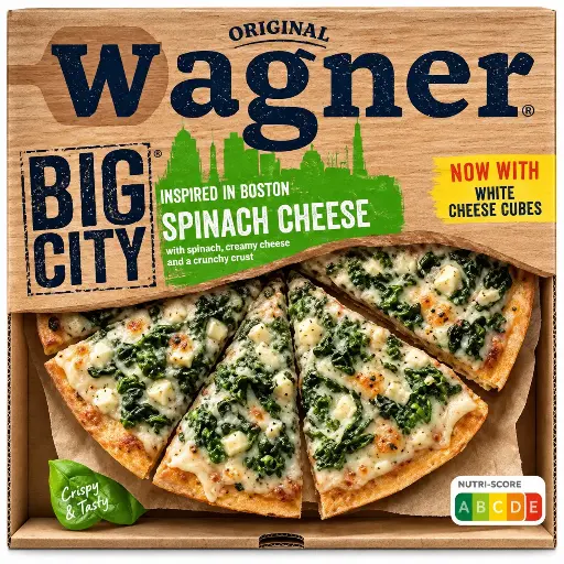 Wagner Big City Pizza Boston Spinach Cheese 435g