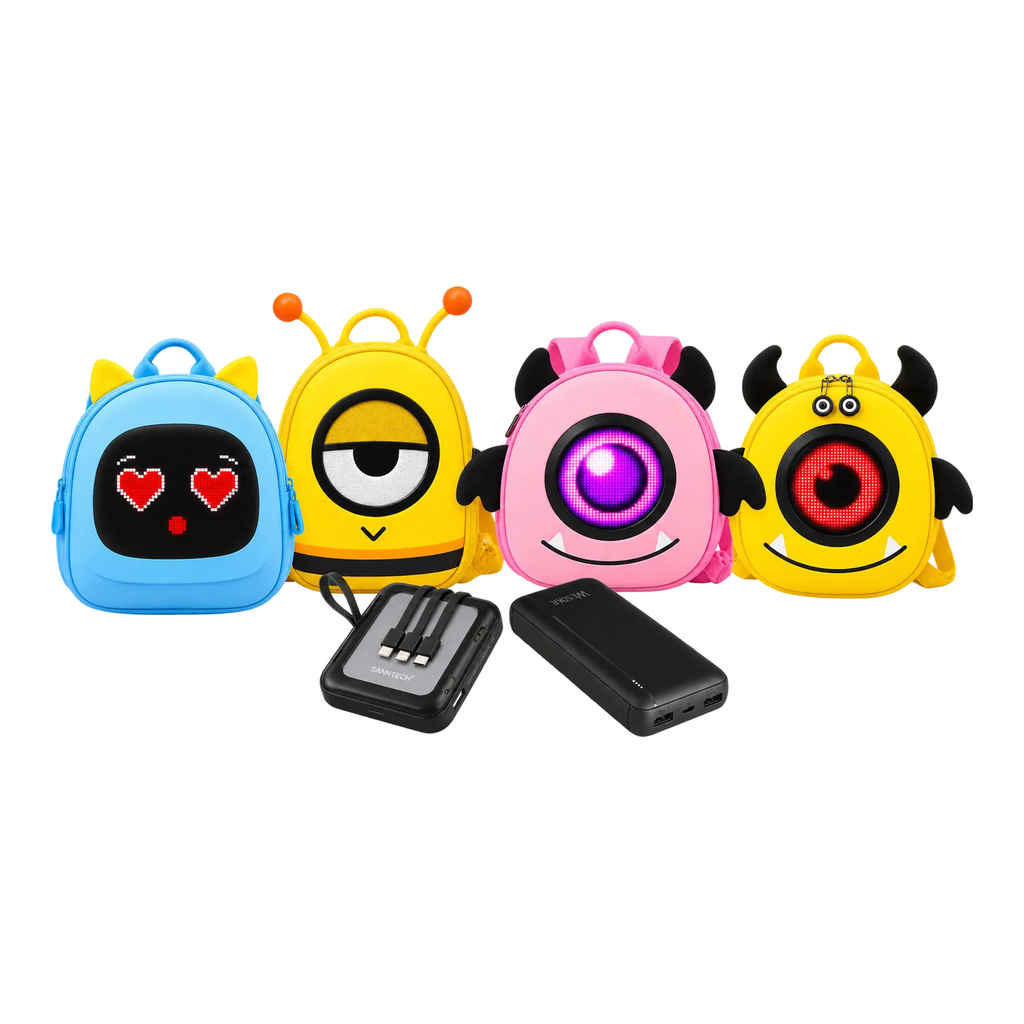LOY LED Backpack + 10,000mAh Powerbank