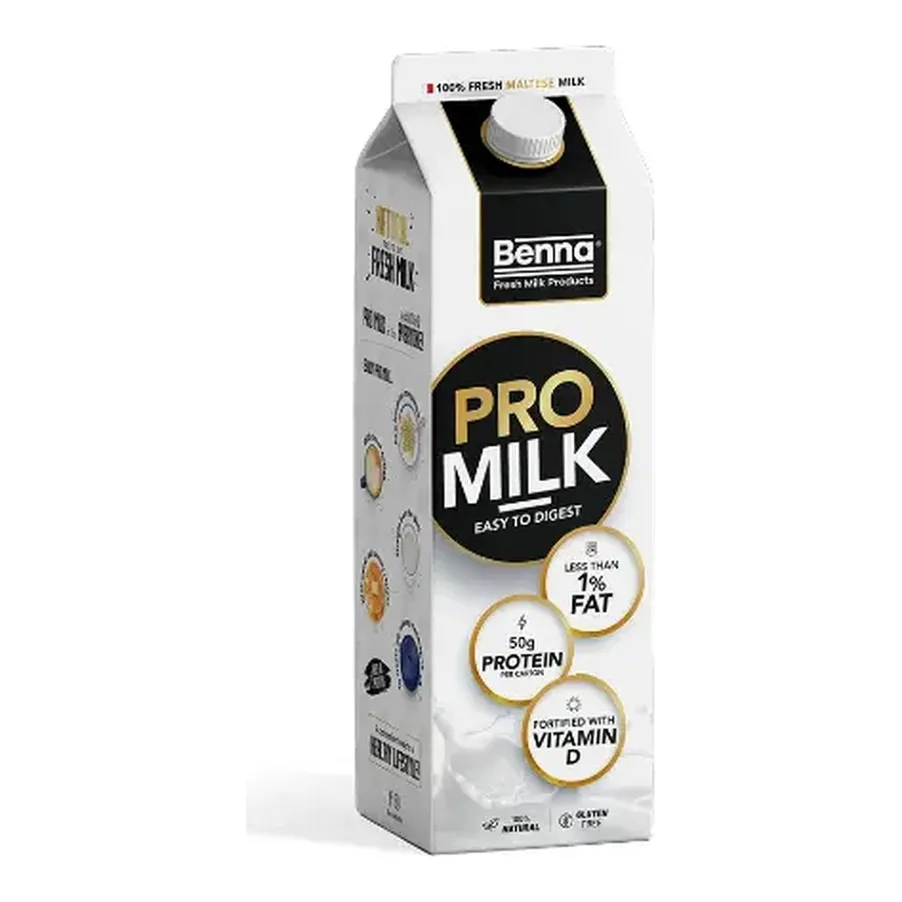 Pro Milk+White 1L 100g Protein