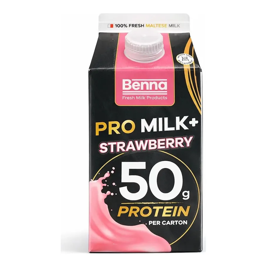 Pro Milk+Strawberry 500ml 50g Protein