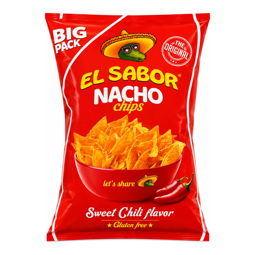 [477383] El Sabor Nachos Chilli 180g
