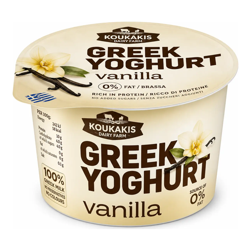 [KOU016] Koukakis Greek Yoghurt 0% Vanilla