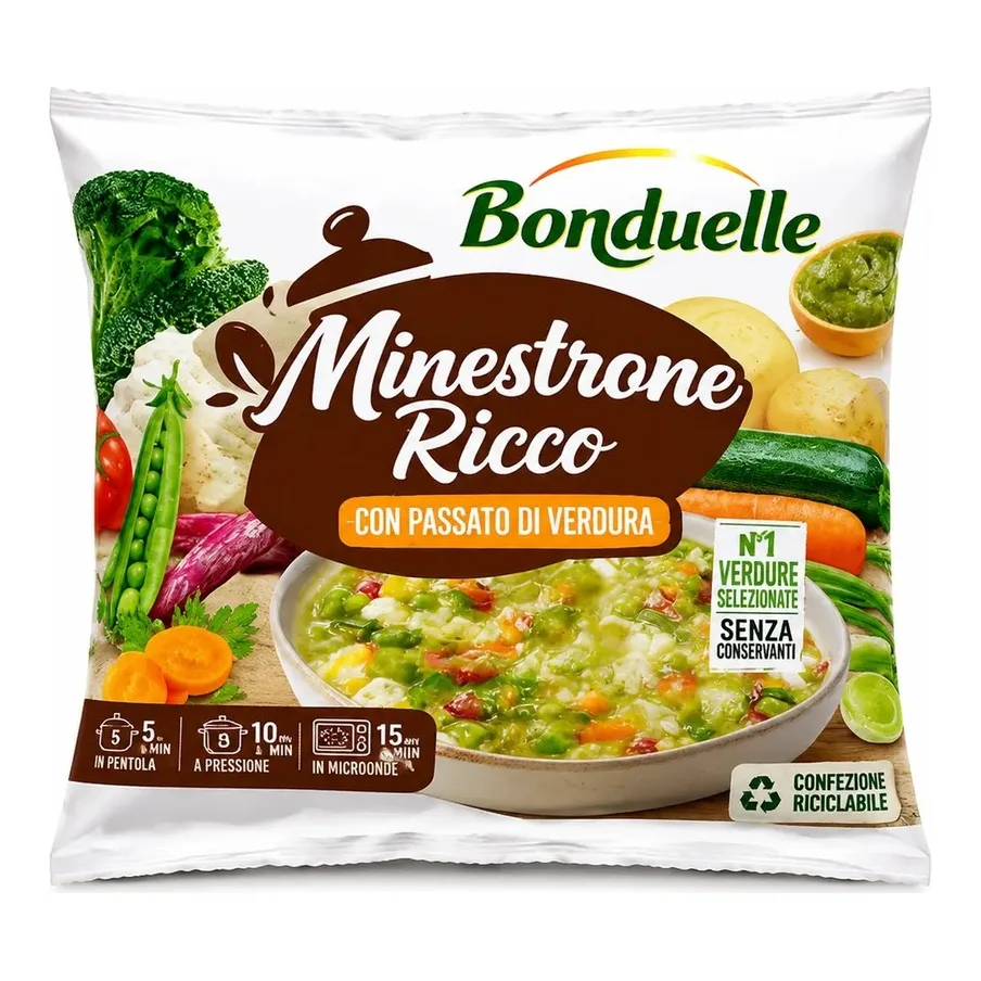 [BON710] FRZ Bonduelle Minestrone Ricco 750g