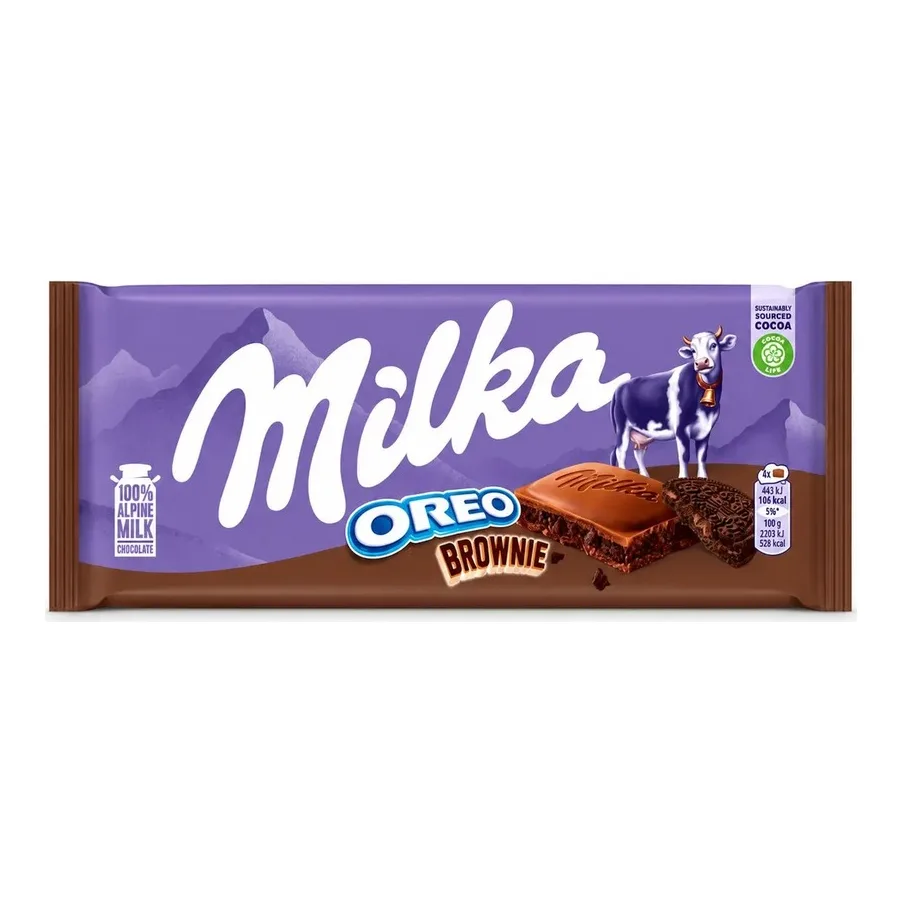 Milka Chocolate Oreo Brownie 100g