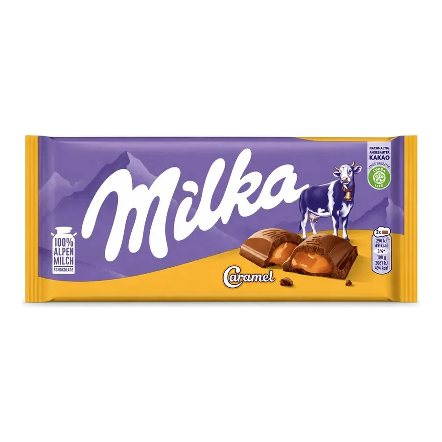 Milka Chocolate Caramel 100g