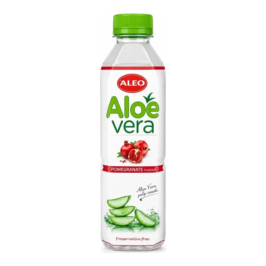 [ALE004] Aleo Aleo Vera Drink Pomegranate 500ml 