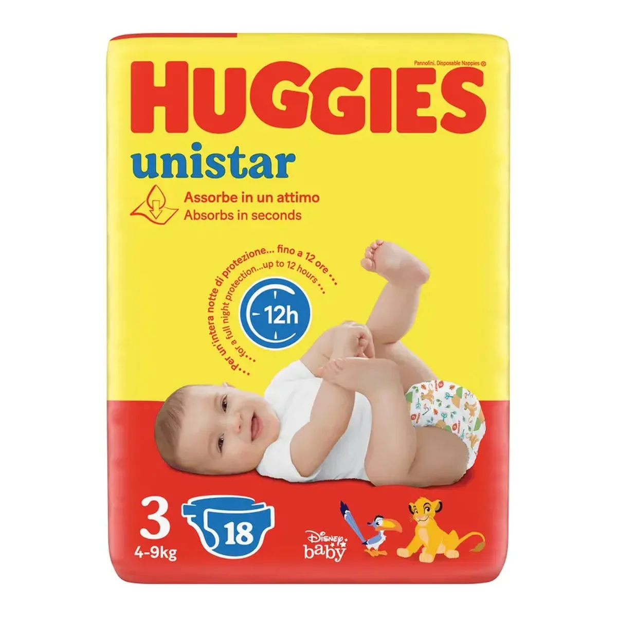 [361137] Huggies Unistar Midi Size 3