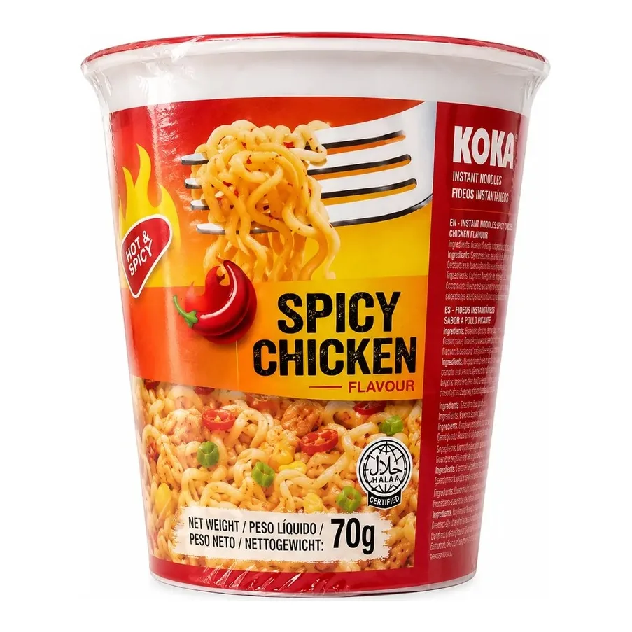 Koka Pots Spicy Chicken 70Gr