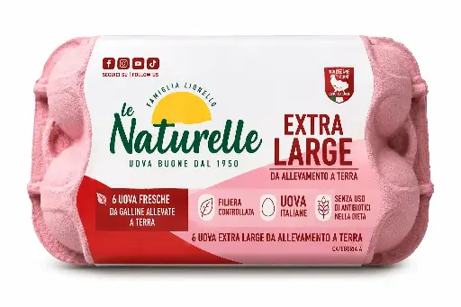 [EUR480] Le Naturelle Extra Large Barn Fresh Eggs 6 Pack