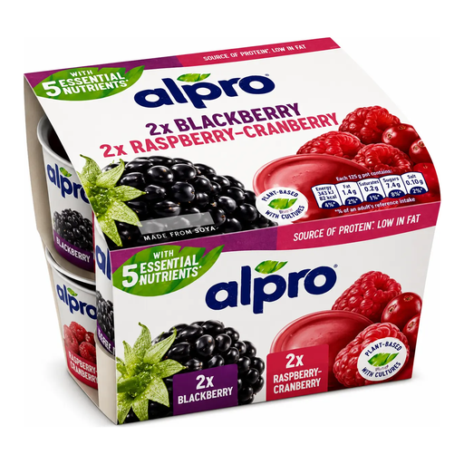[AL302] Alpro Yofu Blackber/Rasp/Cran 125g